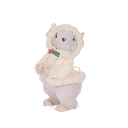 WINTER MOUSE WITH HOLLY