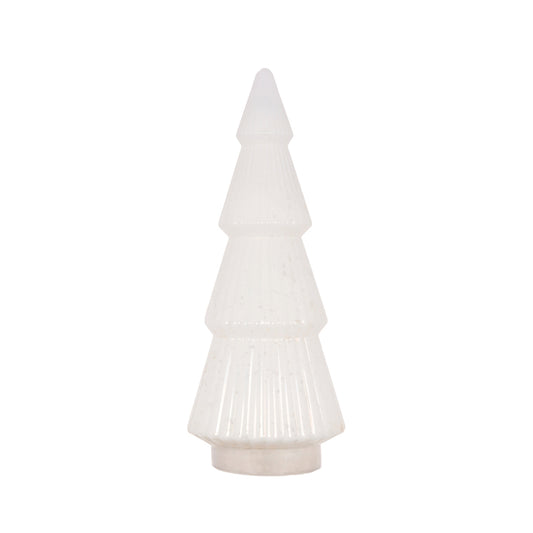 54.5 CM WHITE LAYERED MERCURY TREE