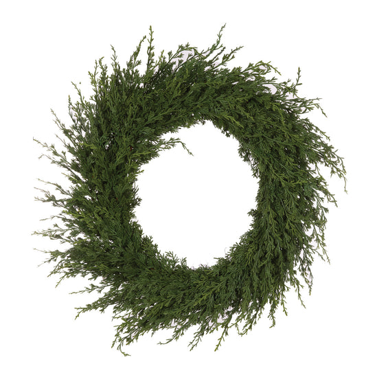 70 CM WILD CONIFER WREATH