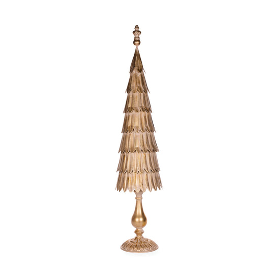 7 TIRED GOLD IRON CHRISTMAS TREE