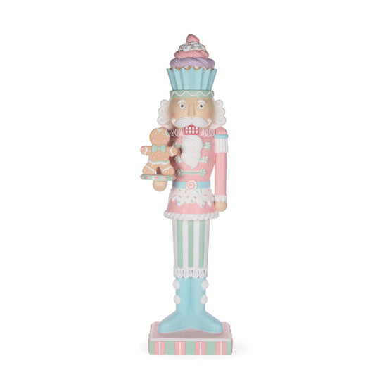 124 CM LED PASTEL PIPED CANDY NUTCRACKER