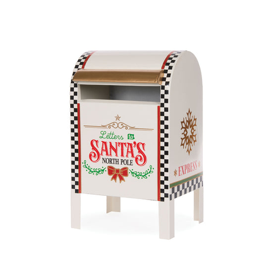 33.5 CM HARLEQUIN NORTH POLE MAIL BOX