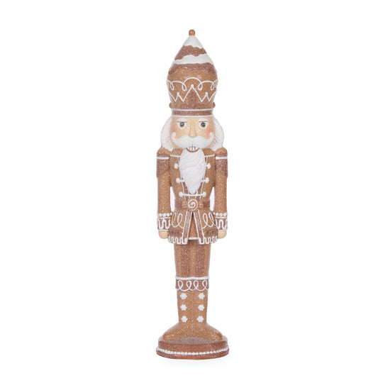 37 CM PIPED GINGERBREAD NUTCRACKER