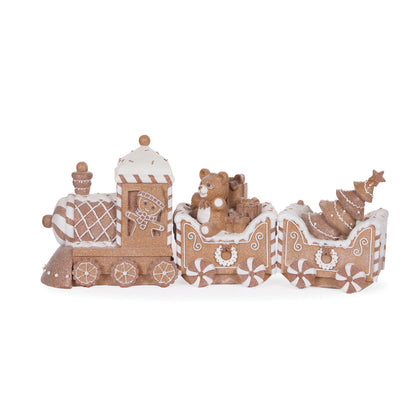 62 CM PIPED GINGERBREAD TRAIN