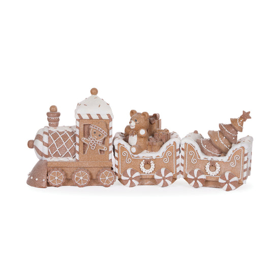 62 CM PIPED GINGERBREAD TRAIN