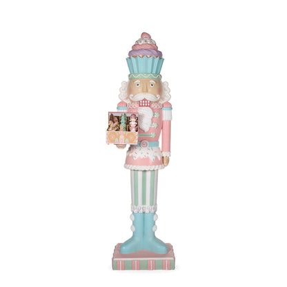 216cm LED Pastel Piped Candy Nutcracker