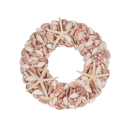 44 CM CLAM STARFISH WREATH