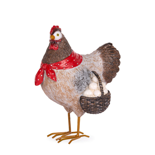 RUSTIC HEN WITH BANDANNA