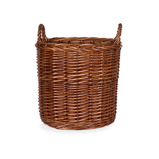MEDIUM BROWN WILLOW BASKET