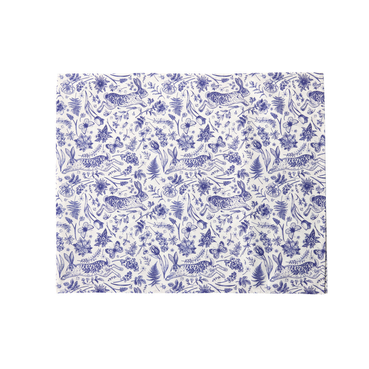 LAPIN BLEU COTTON TABLE RUNNER