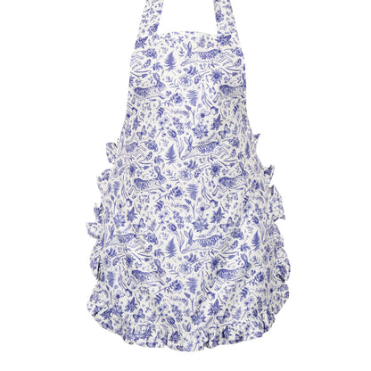 LAPIN BLEU COTTON APRON