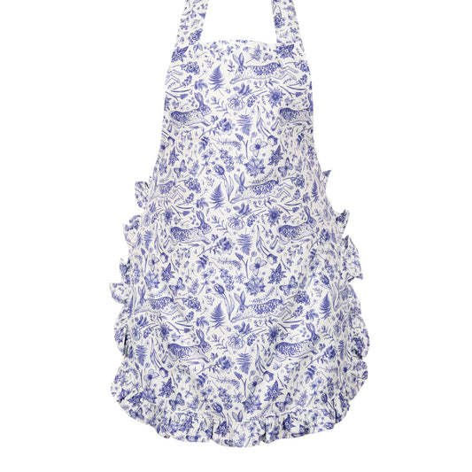 LAPIN BLEU COTTON APRON