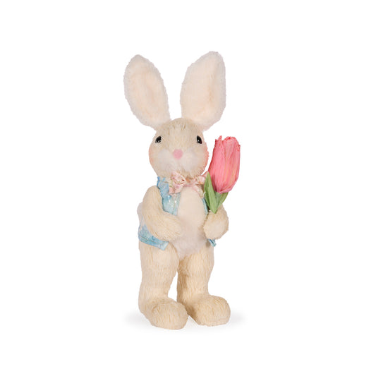 FLORET RABBIT WITH PINK TULIP