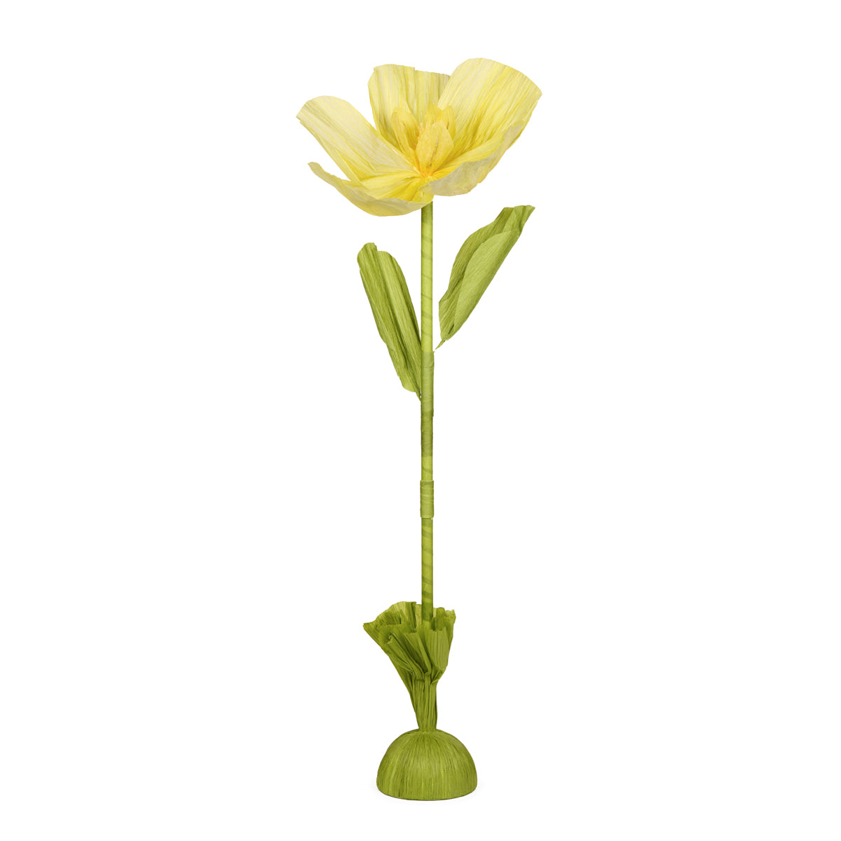 130 CM STANDING YELLOW POPPY