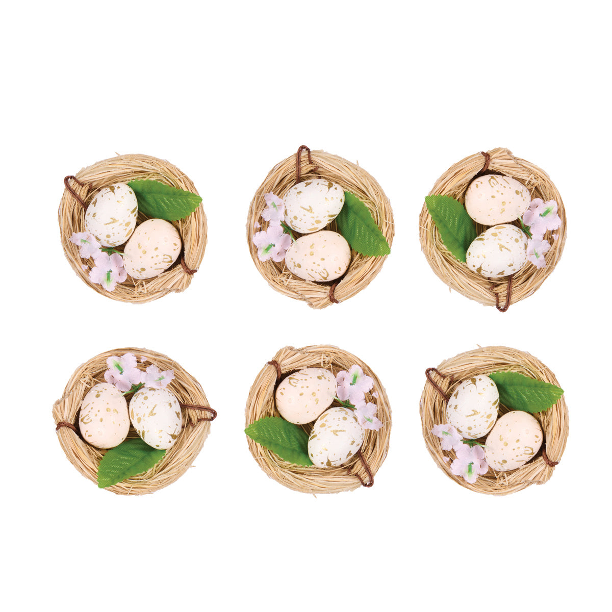 6PK MINI PASTEL EGG NESTS