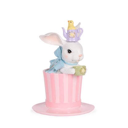 PASTEL BUNNY IN TOP HAT