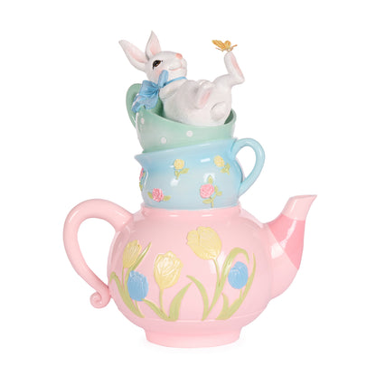 PASTEL TEATIME BUNNY STACK