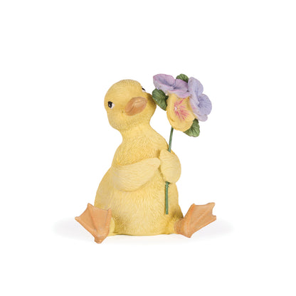 MR DUCK WITH PANSY