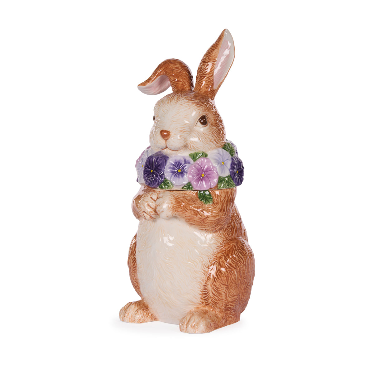 PANSY BUNNY COOKIE JAR