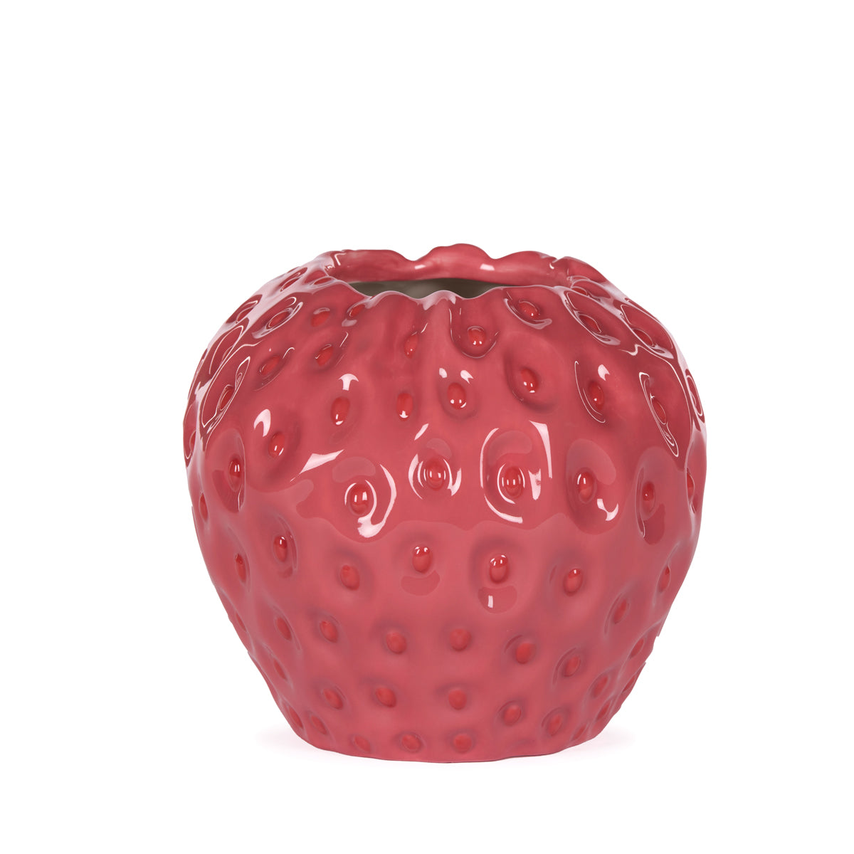 PINK STRAWBERRY VASE