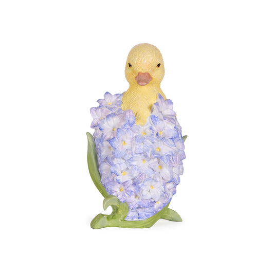 DUCKLING IN HYACINTH