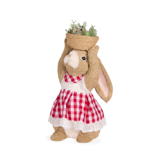 STRAWBERRY COTTAGE RABBIT WITH BASKET