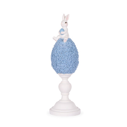 MEDIUM BLUE LAPIN EGG FINIAL