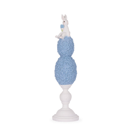 LARGE BLUE LAPIN EGG FINIAL