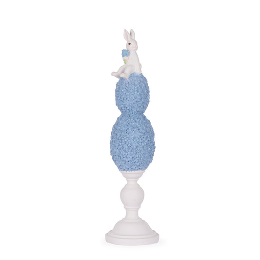 LARGE BLUE LAPIN EGG FINIAL