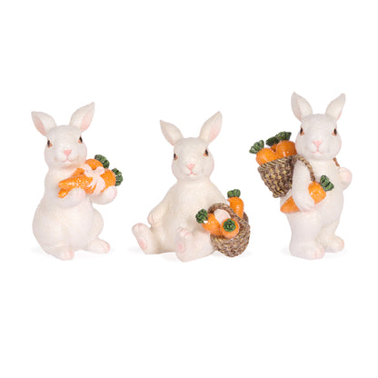 3 ASST CARROT BUNNIES