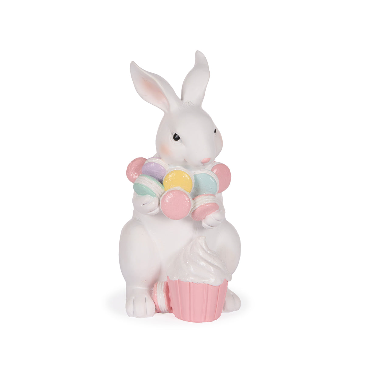 MACARON BUNNY WITH CUPCAKE