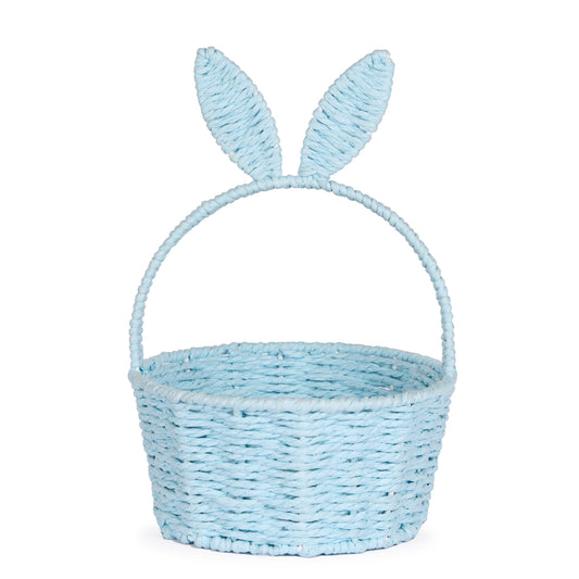 BLUE BUNNY EARS BASKET