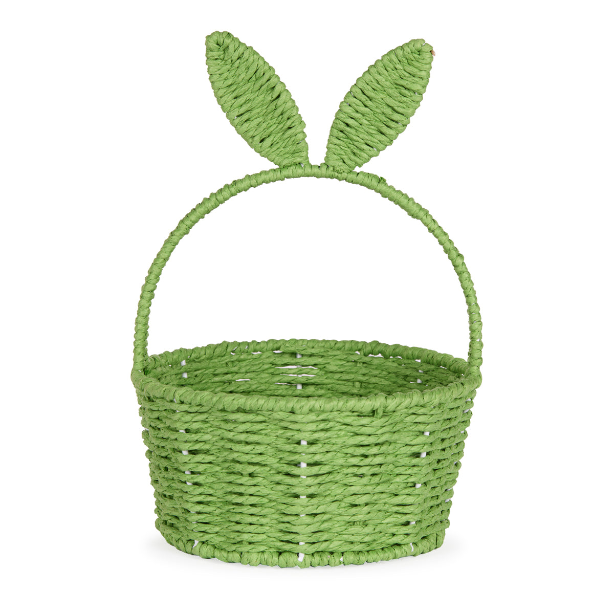 GREEN BUNNY EARS BASKET