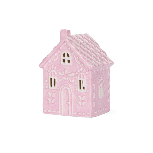 LED PINK GINGERBREAD TAVERN