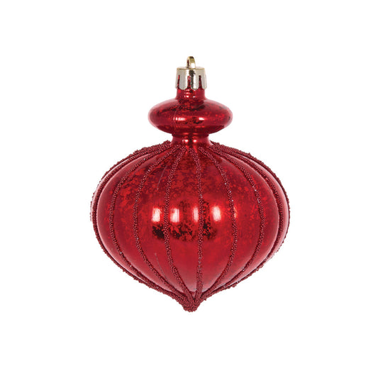 RED MERCURY ONION BAUBLE