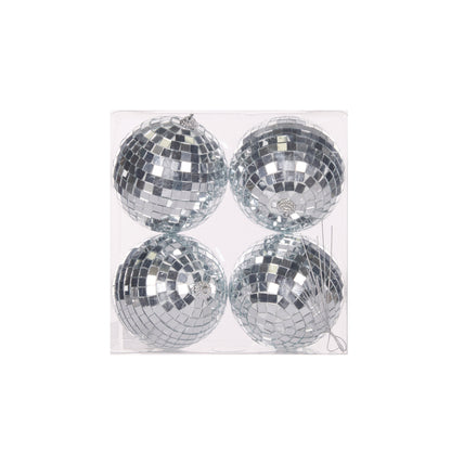 4pk 10cm Disco Balls