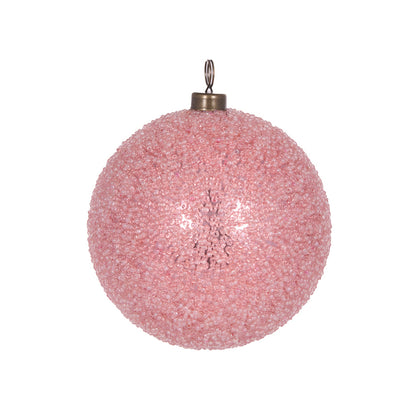 10cm Pink Caviar Bauble