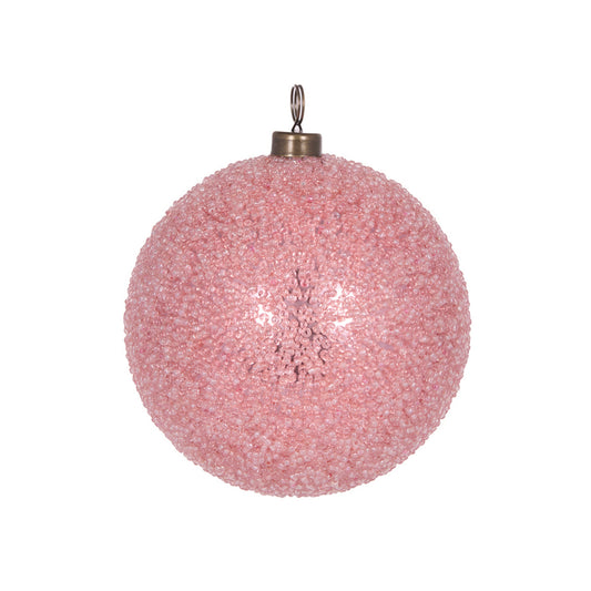 10 CM PINK CAVIAR BAUBLE