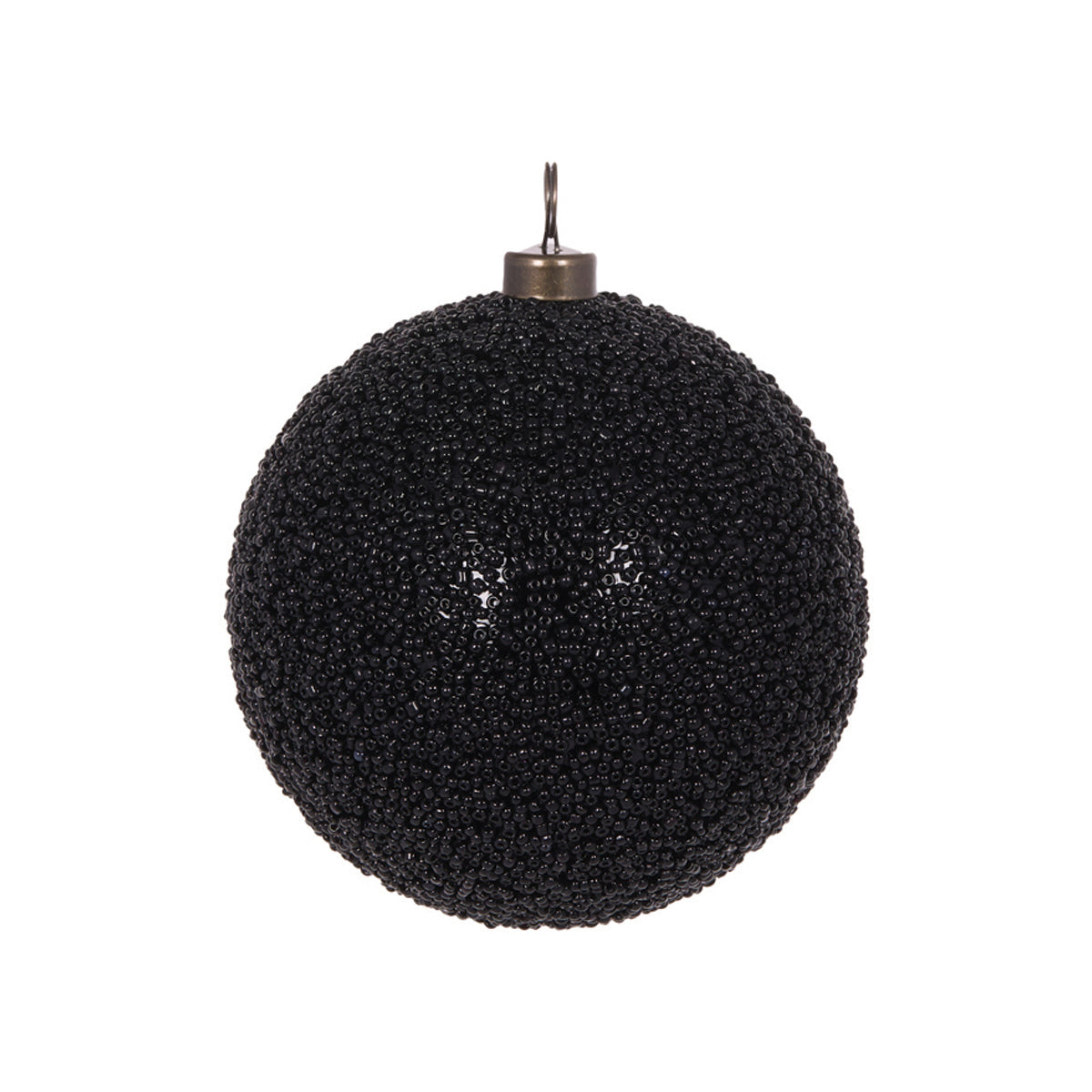 10 CM BLACK CAVIAR BAUBLE