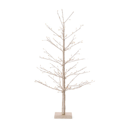 90cm LED Champagne Glitter Sparkle Tree