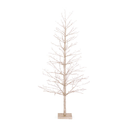 150cm LED Champagne Glitter Sparkle Tree
