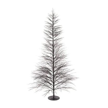 300 CM LED BLACK SPARKLE TREE