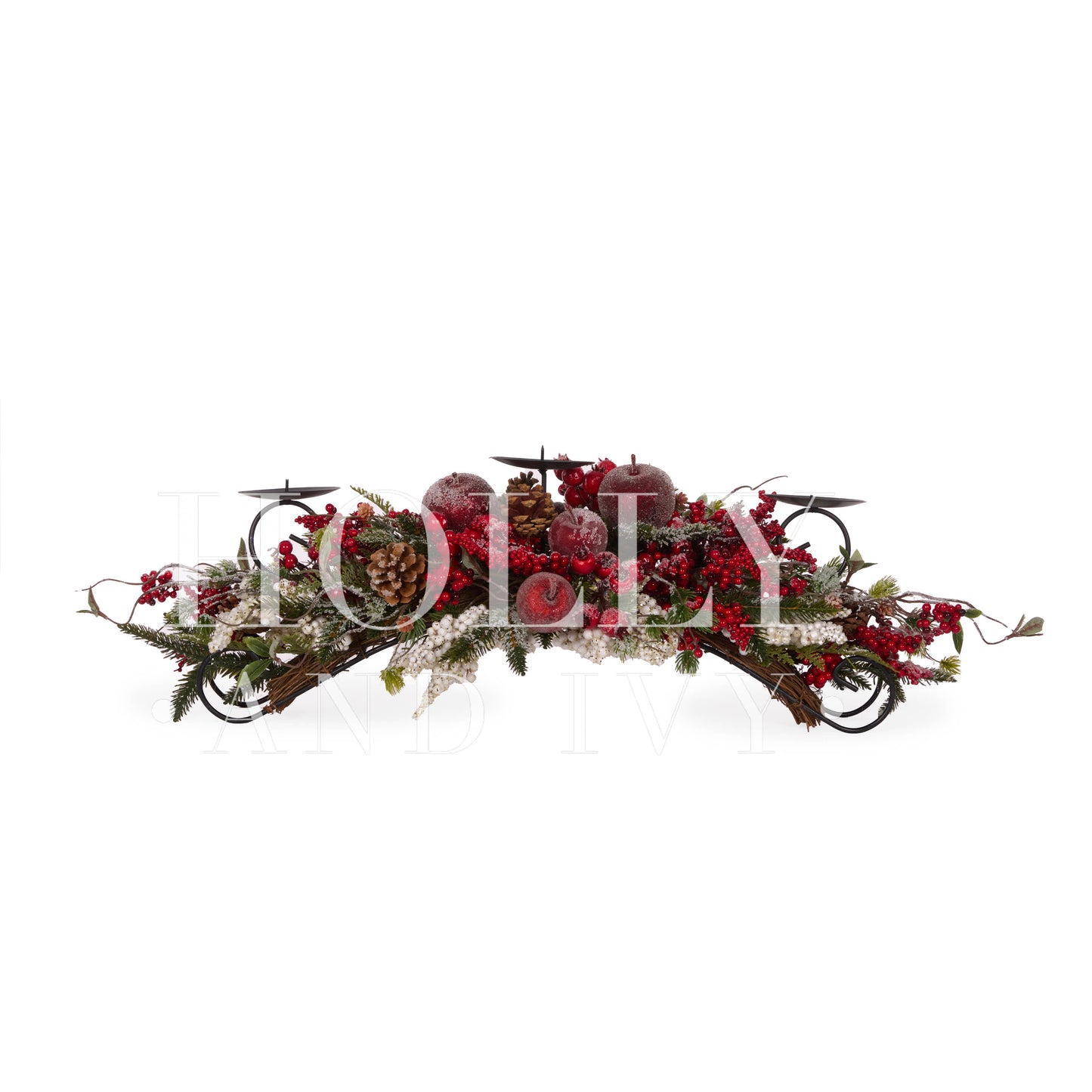 LUXE FROSTED APPLE CENTREPIECE