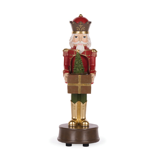 32 CM TRADITIONAL NUTCRACKER WITH MUSIC BOX