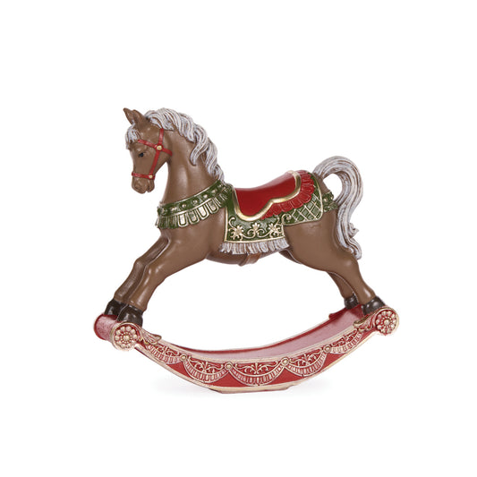 20.5 CM EXQUISITE TRADITIONAL ROCKING HORSE