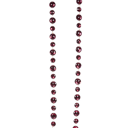 157cm Burgundy Gem Garland