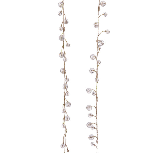 175 CM CHAMPAGNE CRYSTAL GARLAND