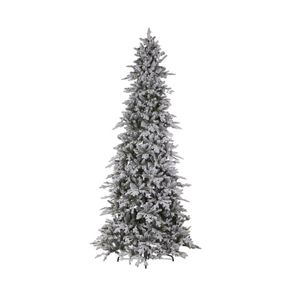 9.5 Ft. Slim Norwegian Fir Snow Tree - 730 LED