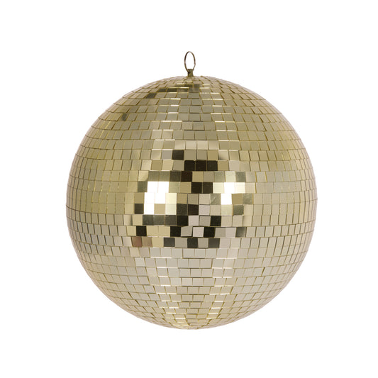 30 CM GOLD DISCO BAUBLE