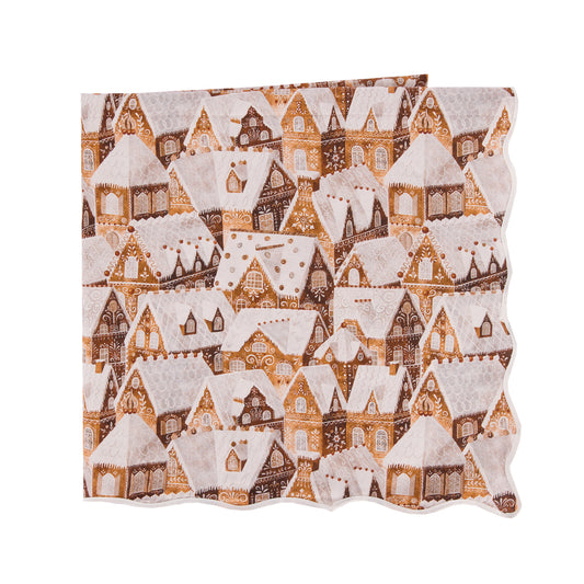 GINGERBREAD SPICE COTTON TABLECLOTH